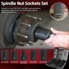Spindle Nut Socket Tool Kit 5 Pcs Axle Hub Lock