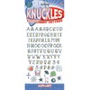 Epic Armoury MW-130060 Alphabet Ankle Temporary Tattoo Set Transfer Unisex Adult