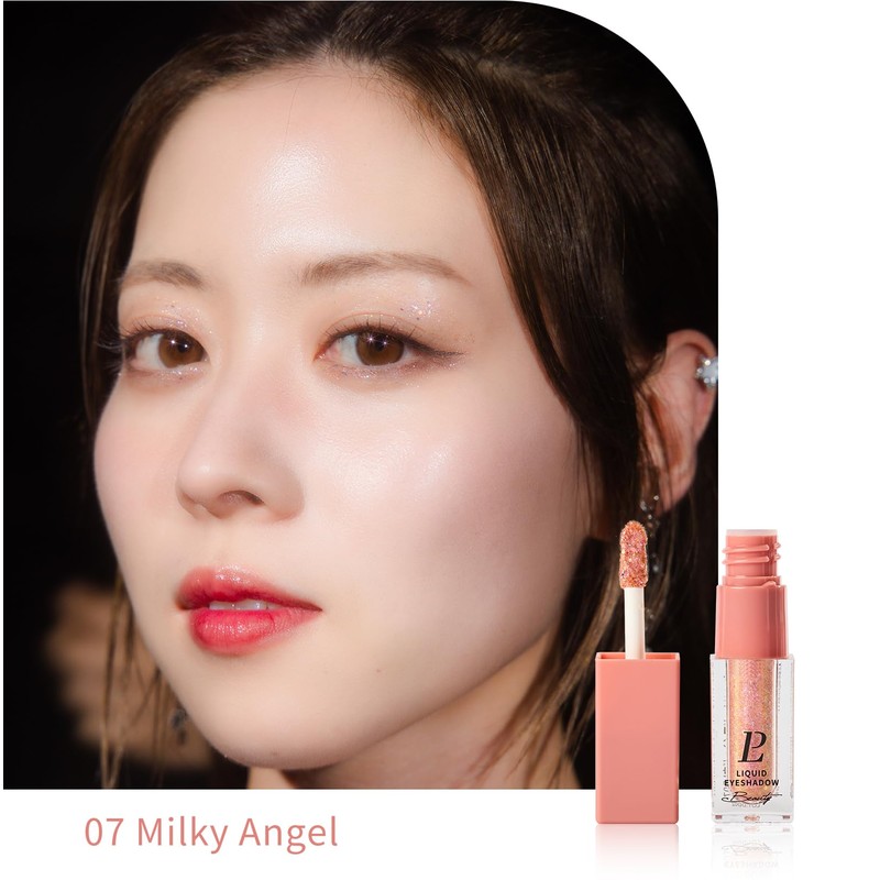 LEPOREM LP07Milky Angel Liquid Eyeshadow Glitter Makeup Eye Shadow Glitter