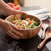 LUXIS DESIGNS Acacia Wave Serving Bowl for Fruits or Salads,