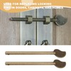 eMagTech Pack of 2 Retro Bronze Locking Pin Chinese Locking