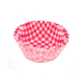 Endoshoji XOC0216 Commercial Oven Case, Checkered Pattern, No. 6 Deep Opening, Red, Paper, Made in Japan