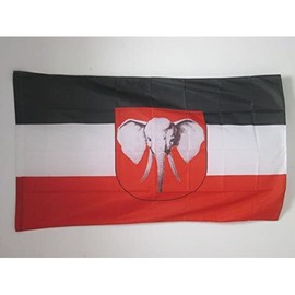 AZ FLAG KAMERUN 1884-1916 FLAG 2' x 3' for a pole - GERMAN EMPIRE FLAGS 60 x 90 cm - BANNER 2x3 ft with hole