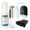 Kit Shampoo Espuma Para Pestañas Y Brocha Para Extensiones