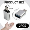 2 Pack USB C to USB Adapter, 10Gbps USB 3.2
