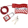 Cable Lock, Complete Kit Multi Purpose Universal Flexible 2m Length