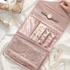 Travel Jewelry Case Foldable Portable Stain Proof Waterproof Gold Pattern