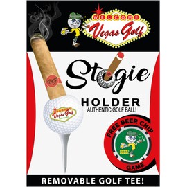 Golf Ball Cigar Holder-Golf Cigar Holder for Golfers Golf Ball Stogie Holder