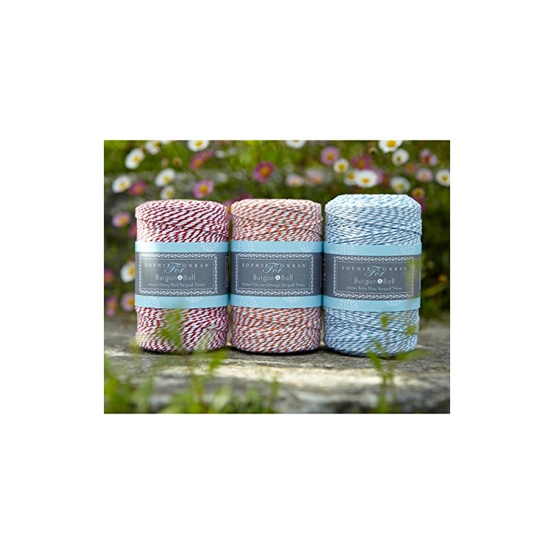 Burgon & Ball Sophie Conran Striped Garden Gift Wrapping Twine,