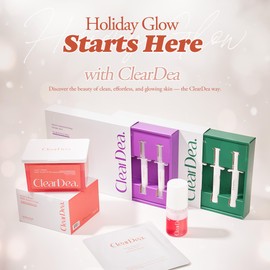 ClearDea Mucin Collagen Voluming Ampoule Moisturizer Face Cream (Dual Collagen + Mucin Care) – Deep Hydrating Facial Skin Care for Women, Holiday Skincare Essential Stocking Stuffer Gift, 4ml x 5