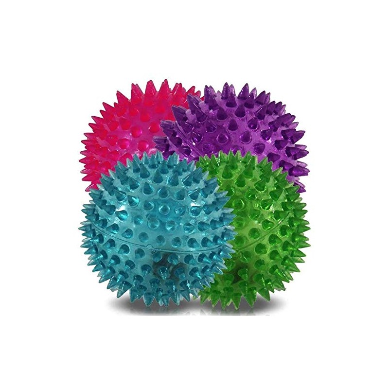 6 X Spike ball Led Disco Dance Dancing with Flashing