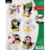Bucilla, Polar Pals, Felt Applique 6 Piece Ornament Making Kit,