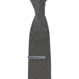 Classic Stone Tie Clip 2 Inch Semiprecious Stone Tie Bar With Gift Box Men Abalone Tie Clip (Sodalite)