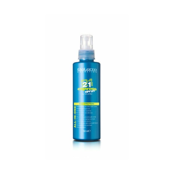 Salerm Cosmetics 21 Express Spray All-in-one Silk Protein 150 Ml / 5.04 oz