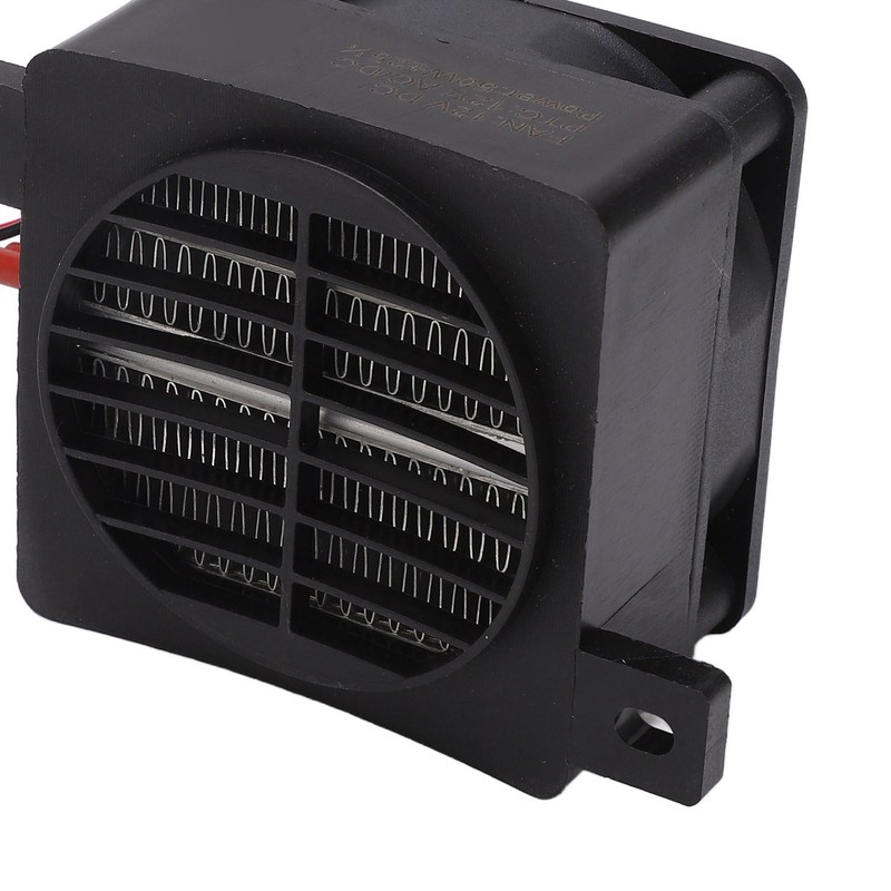 PTC Fan Heater DC12V 50W Constant Temp Heating Insulated Mini