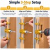 Wooden Door Lock Mortising Jig for Installation – Adjustable Hole