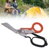 Emergency Response Shears Foldable Shear with Ring Cutter Glass Breaker