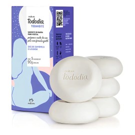 Jabón Natura Manzanilla y Lavanda Tododia 5 Uds 90 g