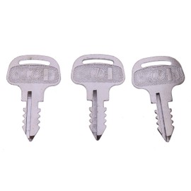 YIQI 3PCS 393 18510-63720 18510-63620 Key for Kubota Tractor M Series M108SDTLDS M4900DT M5700DH Generator AV5500 AV6500 Mower M108SDSL