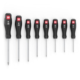 TORX® Screwdriver Set 8-Piece TX6-TX30 with HybridTouch & GrayTip (INBUS® 73707)