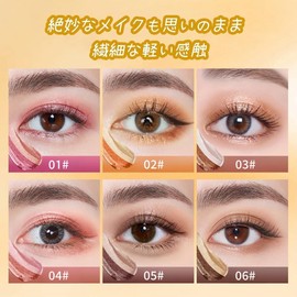 UNYOKE Colorful Quick Makeup Double Color Eyeshadow Pen Earth Color Contour Bright Pearlescent Double Ended Eye Shadow Stick-04# Mermaid