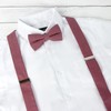 Spring Notion Mens' Linen Blend Suspenders and Bow Tie Set