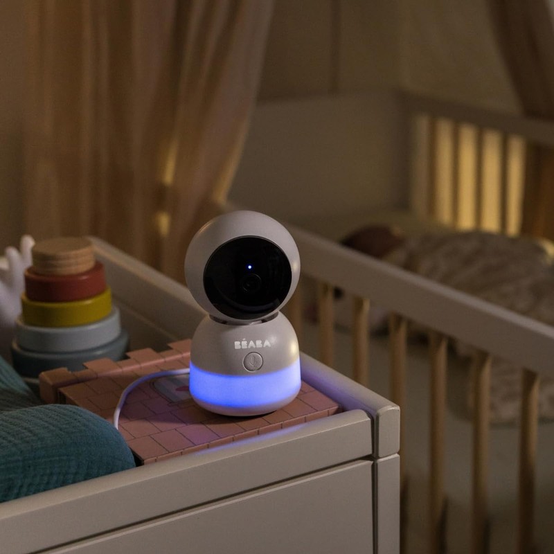 BÉABA, Additional Baby Video Camera, 360° Rotation, Mobile App, Night