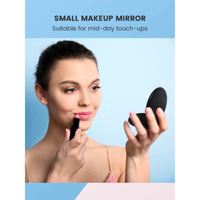 MOMIRA Compact Mirror Bulk Round Makeup Mirror for Purse, Set