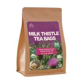 Natural Liver Cleanse Tea - Health Immunity - Caffeine Free - 50 Tea Bags