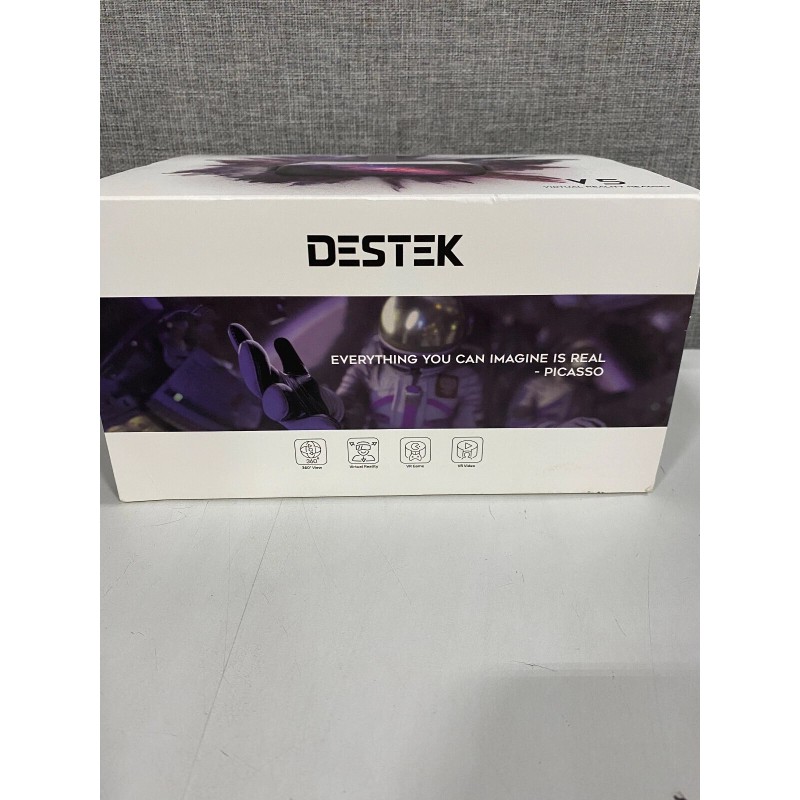 Destek V5 Black Portable Wireless Remote Control Virtual Reality Headset