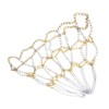 KICHOUSE Practical Basketball Net Pocket Iron Chain Net for Home