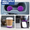 Car Cup Coaster, Anti Slip Shockproof Embedded Drink Mat, Silicone