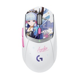 Logicool G Haragami Ayaka Kamisato Special Model Gaming Mouse, G309 LIGHTSPEED Wireless Mouse, G309WL-GE-AYA, Lightweight, Lightforce Hybrid Switch, HERO 25K Sensor, 6 Program Buttons, 300+ Hours of