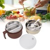 Stainless Steel Noodle Bowl Lunch Box Double Layer Ramen Bowl