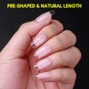 Makartt Short Coffin Nail Tips, 120Pcs Acrylic Nails Pre Shaped