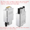ANMBEST 2PCS DB9 Breakout Connector, Solderless Metal Shell RS232 D-SUB