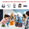 1.75mm PLA Filament Bundle Gold Red Dual Color Coextrusion Filament