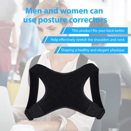 LQIOACU 1 Stück Rückenstützgürtel, Rücken geradehalter, Haltungskorrektur rücken damen, Haltungskorrektur rücken herren, Posture corrector men