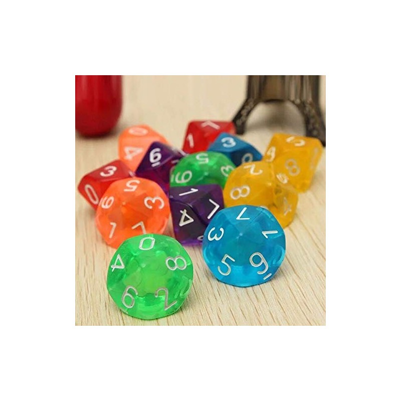 Polyhedral Dice Set, 10 Pack for DND, MTG, RPG, Dungeons
