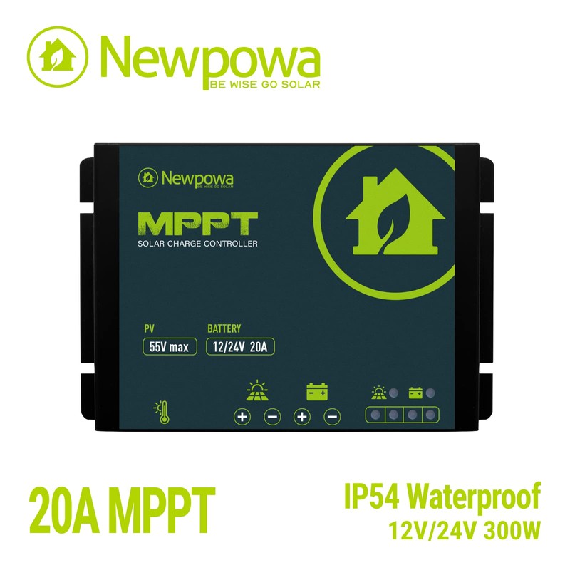 Newpowa 200W Portable Solar Panel Kit with Adjustable Kickstand Case,200Watt