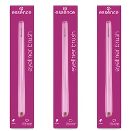 essence eyeliner brush, no. 01, multicoloured, nanoparticles free, pack of 3 (3 x 1 piece)