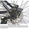 Auto-plaza - Freno de disco mecánico para bicicleta de montaña,