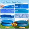 Pool Cover, Round Swimming Pool Cover for Above Ground Pools