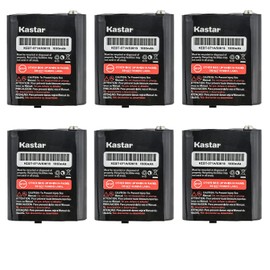 Kastar 6-Pack 3.6V 53615 Battery Compatible with Motorola Talkabout T605 H20, Talkabout T470 T47X, Talkabout T480, Talkabout T500, Talkabout T600 H20, Talkabout T605 H20, Talkabout T631