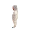 Disposable Children's Coveralls w Hood and elastic wrists (MEDIUM) Size
