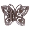 Perforated Rhinestone Butterfly Belt Buckle