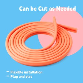 13ft Heat Resistant Silicone P-Gasket Seal Replacement for Smoker Barbecue for BBQ Smoker Door Seal Max Temp: 500°F(260°C)