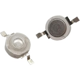 Vrabocry 50 pcs High Power LED Chip on Board 3W Blue 460-465nm (400mA-700mA and DC 3V-3.4V Section 3 Watt) SMD COB Light Emitter Components Diode 3W Lamp Beads DIY Lighting