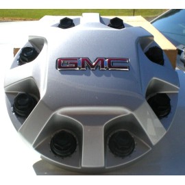 GMC Factory, OEM New 24-25 GMC Sierra 3500 Dually Front Painted OEM Center Cap Only P/N 84830470