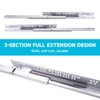 6 Pairs 15 Inch Undermount Soft Close Drawer Slides Full